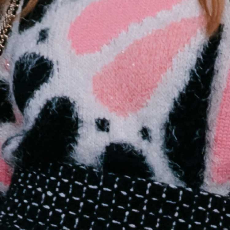 (Women) CHANEL FW23  Sequin Patchwork Pullover Sweater - White. P76108-K10960-NS439 圖 7