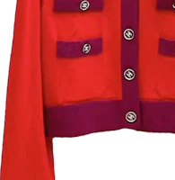 Purchase (Women) CHANEL FW23 Single-Breasted Round Neck Long Sleeve Knit Sweater. P75655-K10866-NQ564