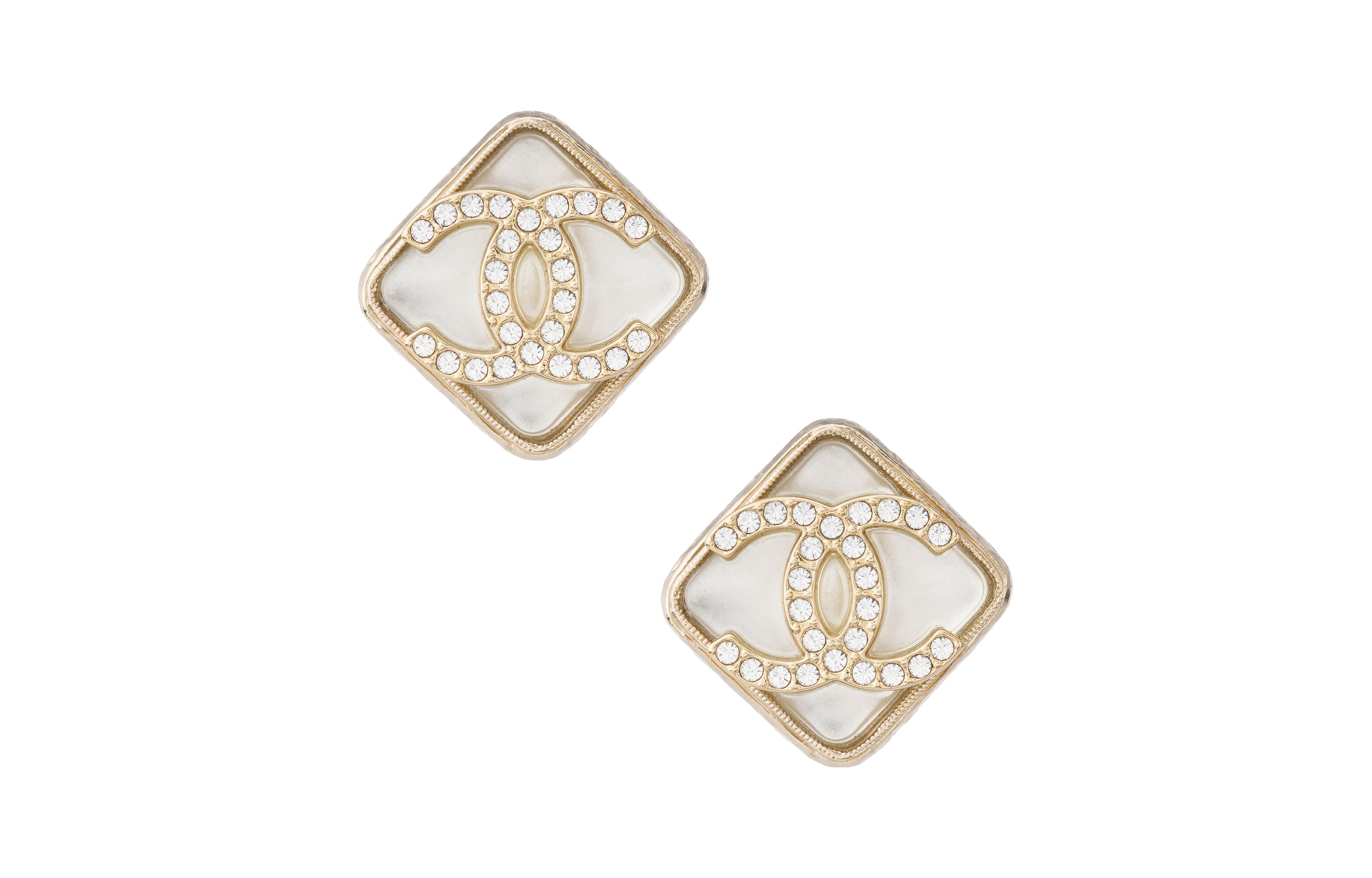 (Women) CHANEL Glaze Stud Fashion Earrings  Pearl White/Gold AB8403-B08242-NI454 圖 2