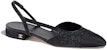 (Women) Chanel Glitter 20mm Slingbacks Black Grosgrain G31319-Y56445-94305