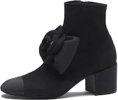 (Women) Chanel Goat Leather Round Toe Slip-On Boots 'Black' G45310-B14598-94305 (Women) Chanel Goat Leather Round Toe Slip-On Boots 'Black' G45310-B14598-94305