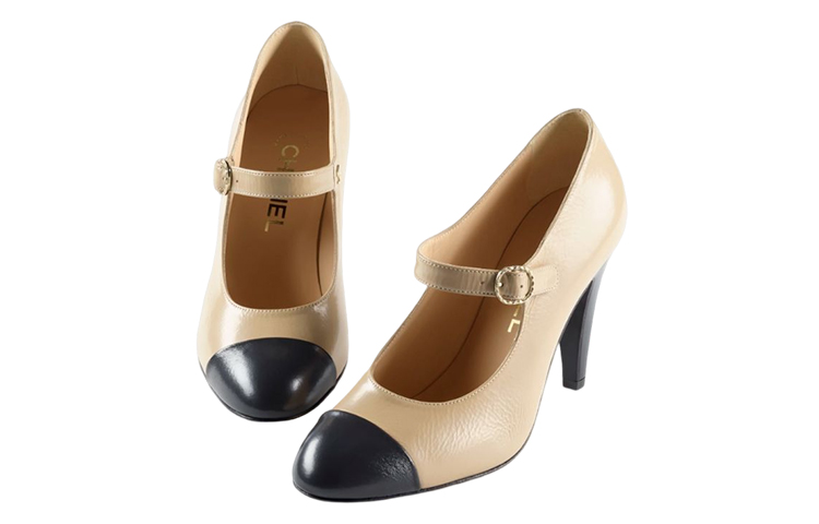 (W) Chanel Goat Skin High Heels 'Beige' 圖 3