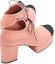 Shop (W) Chanel Ziegenleder Rundzehen Schnürschuh Chunky Absatz ''Pink'' G45262-B14527-NS372