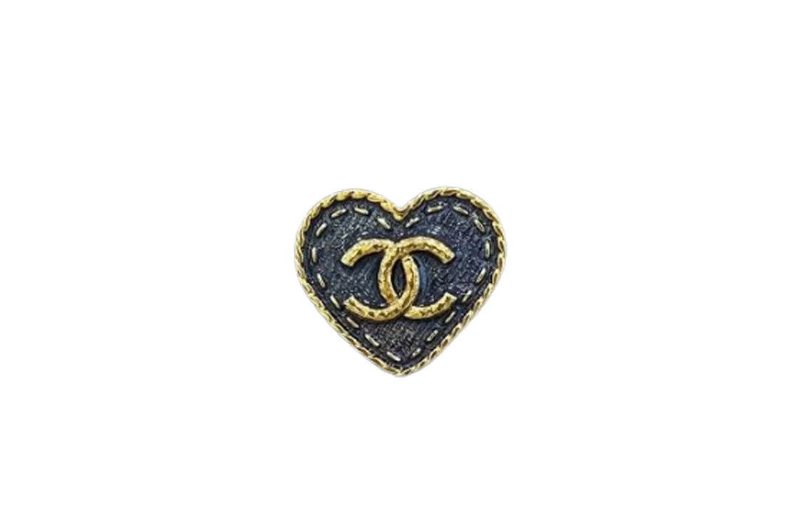 Order (W) CHANEL Bros Gold Double-C Hati Besar 5cm - Koleksi 24P ABC728-B15375-NU456