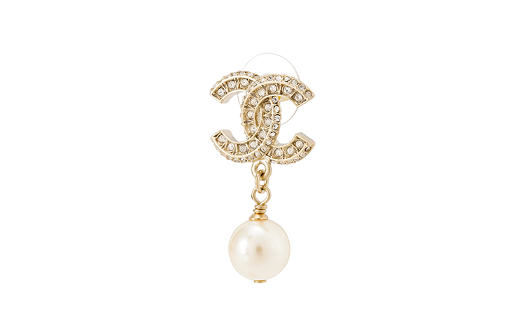 (Women) CHANEL Gold Double-C Metal Pearl Earrings for Women A86506 圖 3