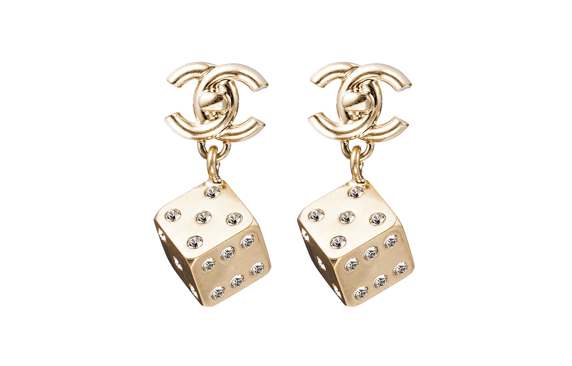 (Women) CHANEL Gold Double C Dice Pendant Necklace for Women AB5930-B05184-NB603 圖 3