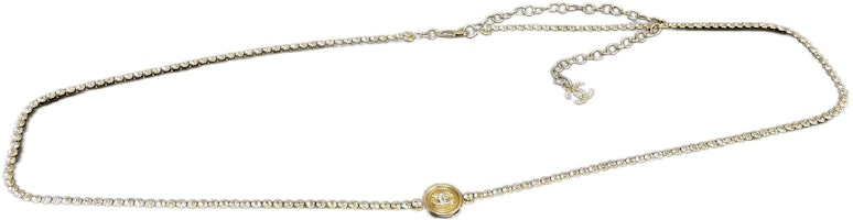 (Women) CHANEL Gold Double C Rhinestone Coin Belt Chain for Women. AB6279-B05696-NC476 (Women) CHANEL Gold Double C Rhinestone Coin Belt Chain for Women. AB6279-B05696-NC476