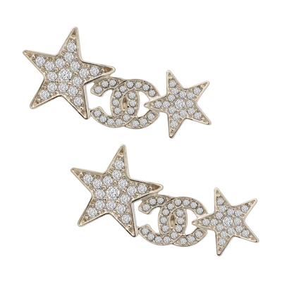 (Women) CHANEL Gold Fashion Statement Earrings for Women. AB9819B09816NL526 EARRINGS