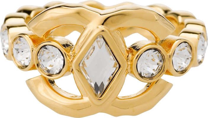 (Women) CHANEL Gold Metal Letter Logo Minimalist Fashion Ring for Women. AB9933B09972NM120 Order (Women) CHANEL Gold Metal Letter Logo Minimalist Fashion Ring for Women. AB9933B09972NM120