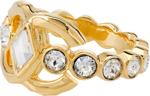 (Women) CHANEL Gold Metal Letter Logo Minimalist Fashion Ring for Women. AB9933B09972NM120 Lookbook (Women) CHANEL Gold Metal Letter Logo Minimalist Fashion Ring for Women. AB9933B09972NM120