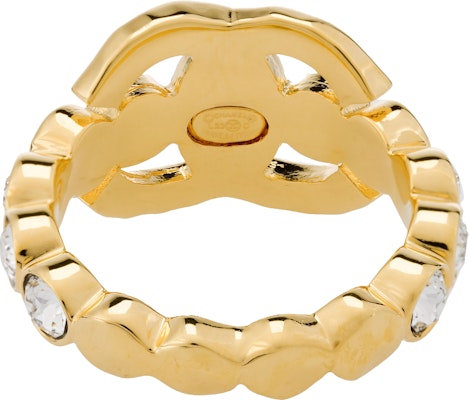 (Women) CHANEL Gold Metal Letter Logo Minimalist Fashion Ring for Women. AB9933B09972NM120 Shop (Women) CHANEL Gold Metal Letter Logo Minimalist Fashion Ring for Women. AB9933B09972NM120