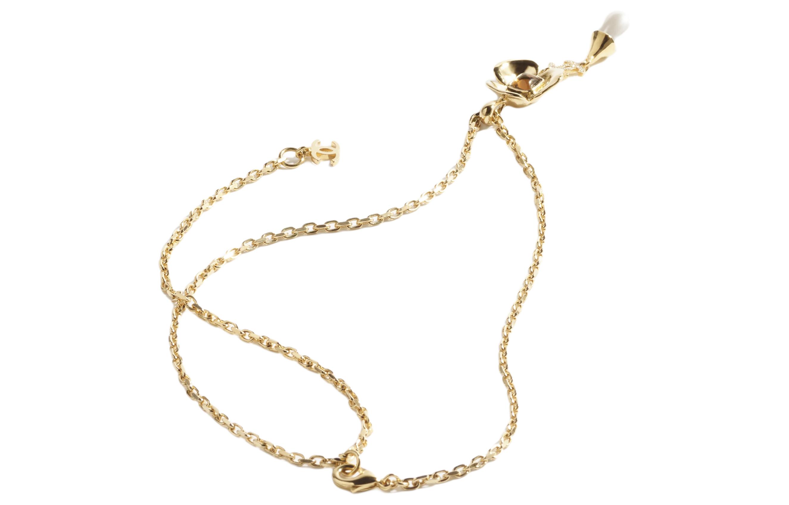 (Women) CHANEL Gold Pendant Necklace with Pearls, Crystals, Resin & Glass -  S/S 24. ABD296-B16660-NX993 圖 3