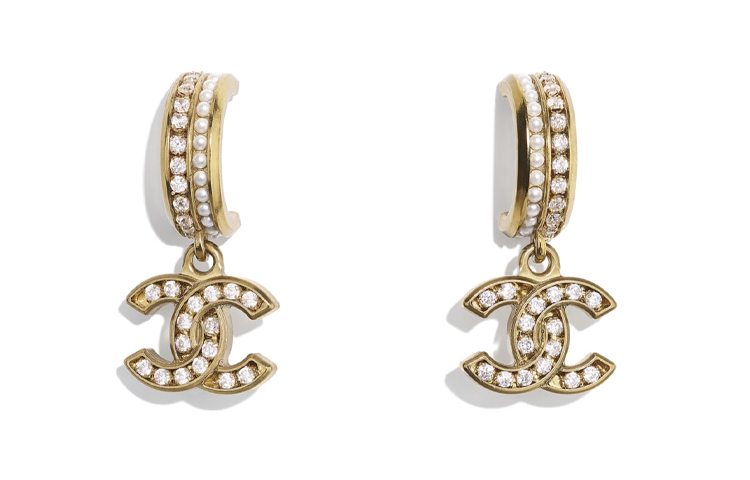 (Women) Chanel Gold Sweet Earring for Women - Korean/Japanese Style AB5673-B04975-NB294