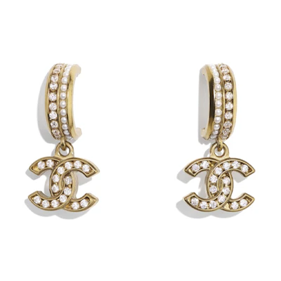 (Women) Chanel Gold Sweet Earring for Women - Korean/Japanese Style AB5673-B04975-NB294