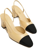 (W) Tacones Chanel Grosgrain y Piel de Cordero con Lazo al Tobillo 'Beige' G31318-Y50006-C8378 Lookbook (W) Tacones Chanel Grosgrain y Piel de Cordero con Lazo al Tobillo 'Beige' G31318-Y50006-C8378