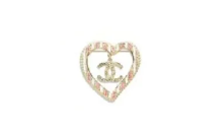 (Women) CHANEL Heart Double C Brooch Gold for Women. AB-24P-010 圖 2