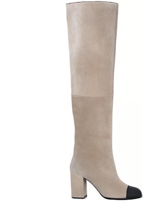 (Women) Chanel High-Top Boot 'Light Grey Velvet' G39579-Y56310-K5236 Order (Women) Chanel High-Top Boot 'Light Grey Velvet' G39579-Y56310-K5236