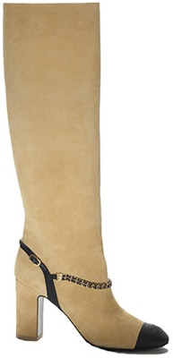 (Women) Chanel High-Top Boots 'Beige Velour' G45096-B13439-NP834 Order (Women) Chanel High-Top Boots 'Beige Velour' G45096-B13439-NP834
