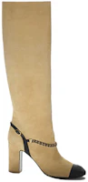 Order (Women) Chanel High-Top Boots 'Beige Velour' G45096-B13439-NP834
