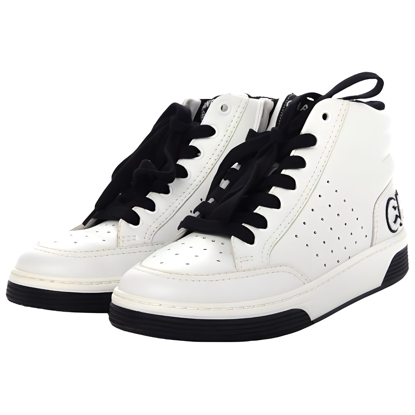 Lookbook (W) 香奈儿高帮系带"标志性标志白色" G35934-X51648-C8645