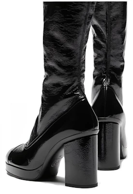 (W) Bottes Montantes Chanel en Cuir Noir. G45324-B14606-94305 Purchase (W) Bottes Montantes Chanel en Cuir Noir. G45324-B14606-94305