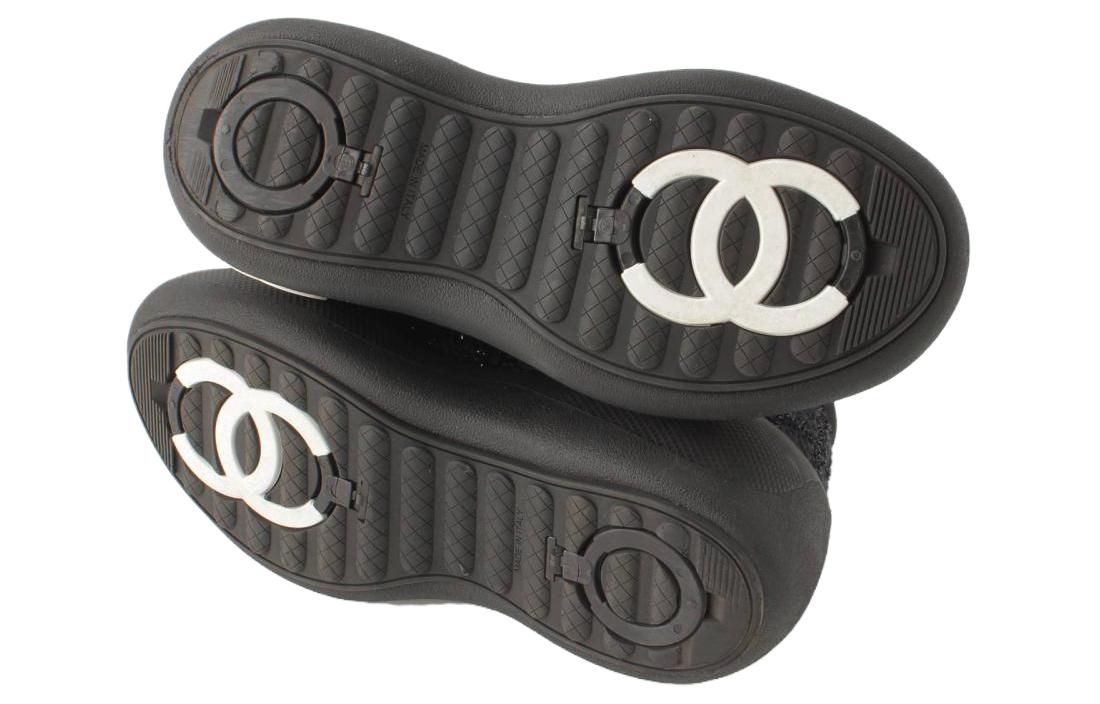 Lookbook (W) Chanel High-Top Sneaker ''22N Ski Capsule Collectie Zwart'' G39500-X56734-94250
