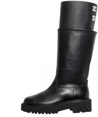 (Women) Chanel High 20mm Boots Black Calfskin G39201-Y56220-94305 Buy (Women) Chanel High 20mm Boots Black Calfskin G39201-Y56220-94305