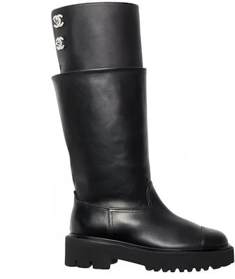 (Women) Chanel High 20mm Boots Black Calfskin G39201-Y56220-94305 Order (Women) Chanel High 20mm Boots Black Calfskin G39201-Y56220-94305