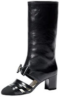(Women) Chanel High Boot 'Black Patent Bow' G39930-Y56513-94305 (Women) Chanel High Boot 'Black Patent Bow' G39930-Y56513-94305