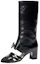 Buy (W) Chanel Hoge Laars ''Zwart Lakstrik'' G39930-Y56513-94305