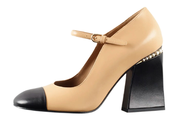 (Women) Chanel High Heel 'Beige Goat Leather' G39245-X56681-K4357