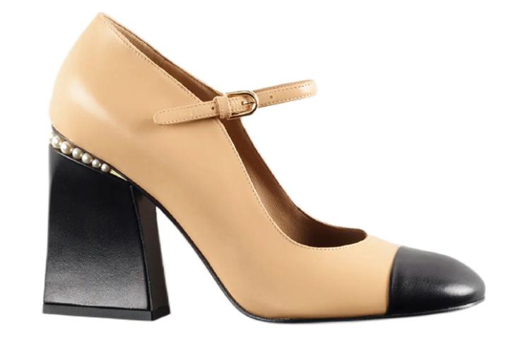 (W) Chanel High Heel 'Beige Goat Leather' 圖 2