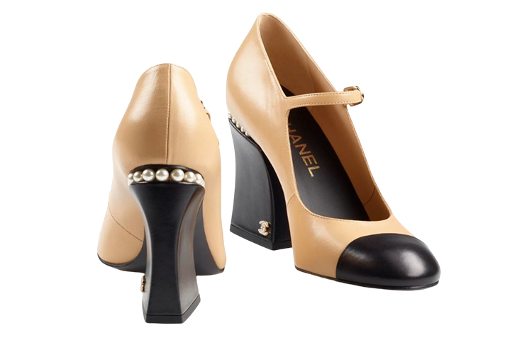 (W) Chanel High Heel 'Beige Goat Leather' 圖 4