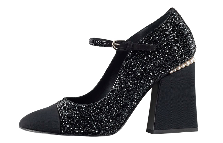 (W) Chanel High Heel 'Black Diamond'