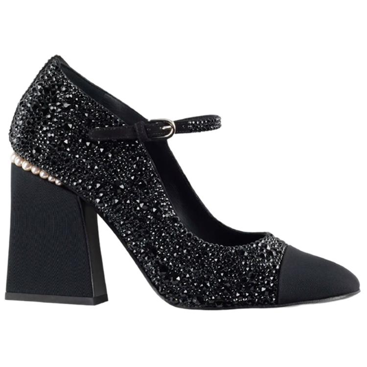 (W) Chanel High Heel 'Black Diamond' 圖 2