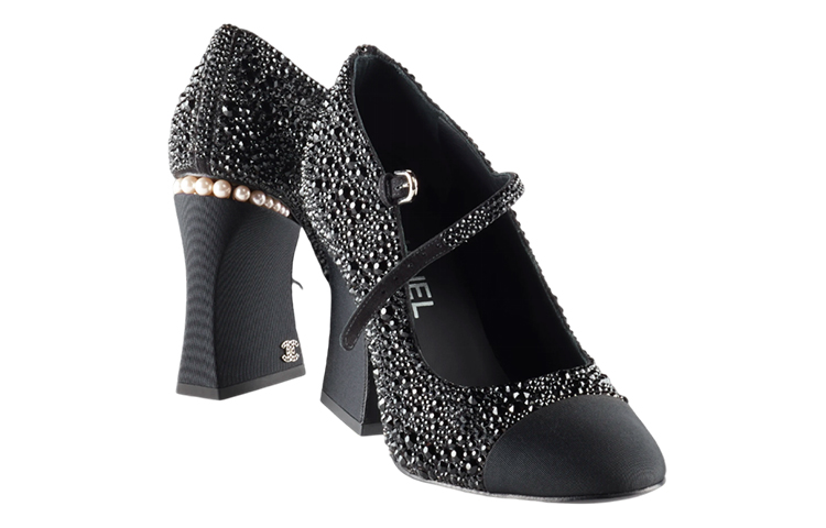 (W) Chanel High Heel 'Black Diamond' 圖 4