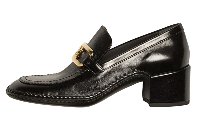 (W) Chanel High Heel 'Black Patent Calfskin'