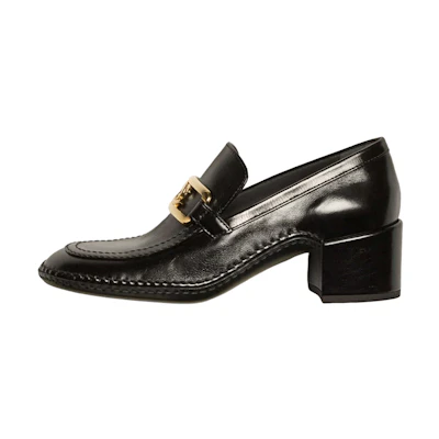 (W) Chanel High Heel 'Black Patent Calfskin'