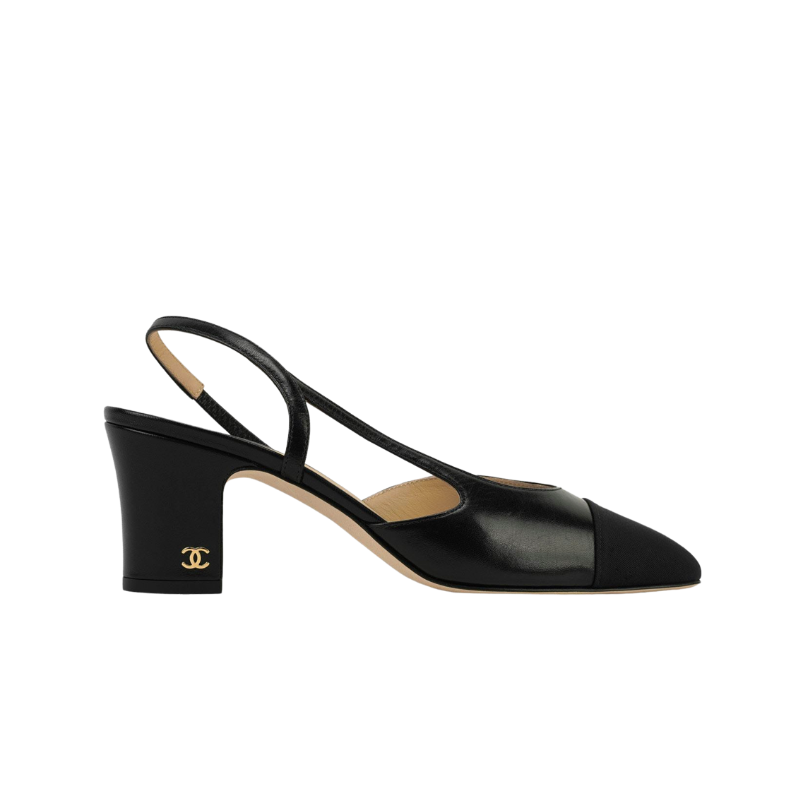 (Women) Chanel High Heel Ankle-Tie Shoes 'Black Lambskin & Grosgrain' G31318-Y50006-94305