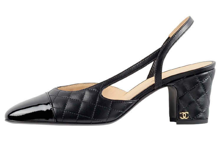 (Women) Chanel High Heel Pumps 'Black Lambskin Leather' G39220-Y55956-94305