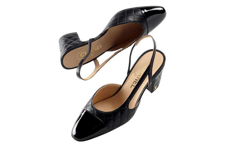 Shop (W) 샤넬 블랙 램스킨 하이힐 펌프스 G39220-Y55956-94305