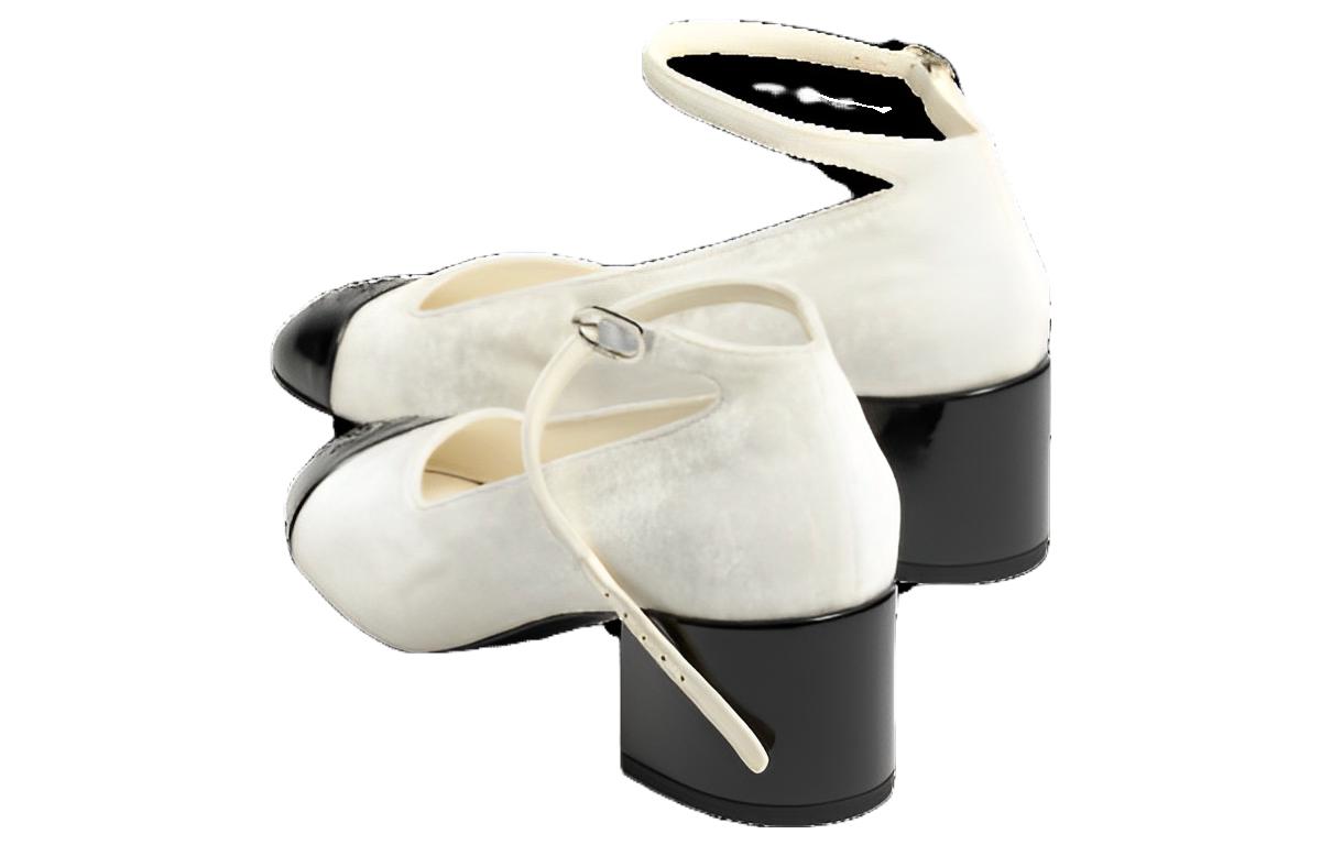 Lookbook (W) Chanel Sepatu Hak Tinggi 'Ivory White' G45071-B13901-NQ914