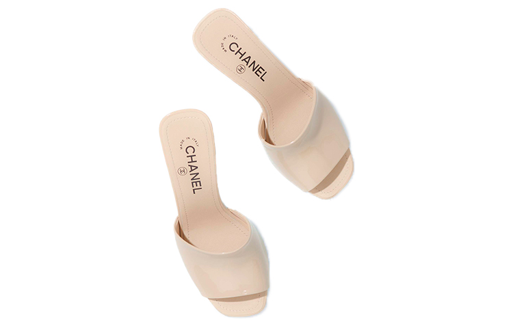 (W) Chanel High Heel Slide 'Deep Beige Black' 圖 3
