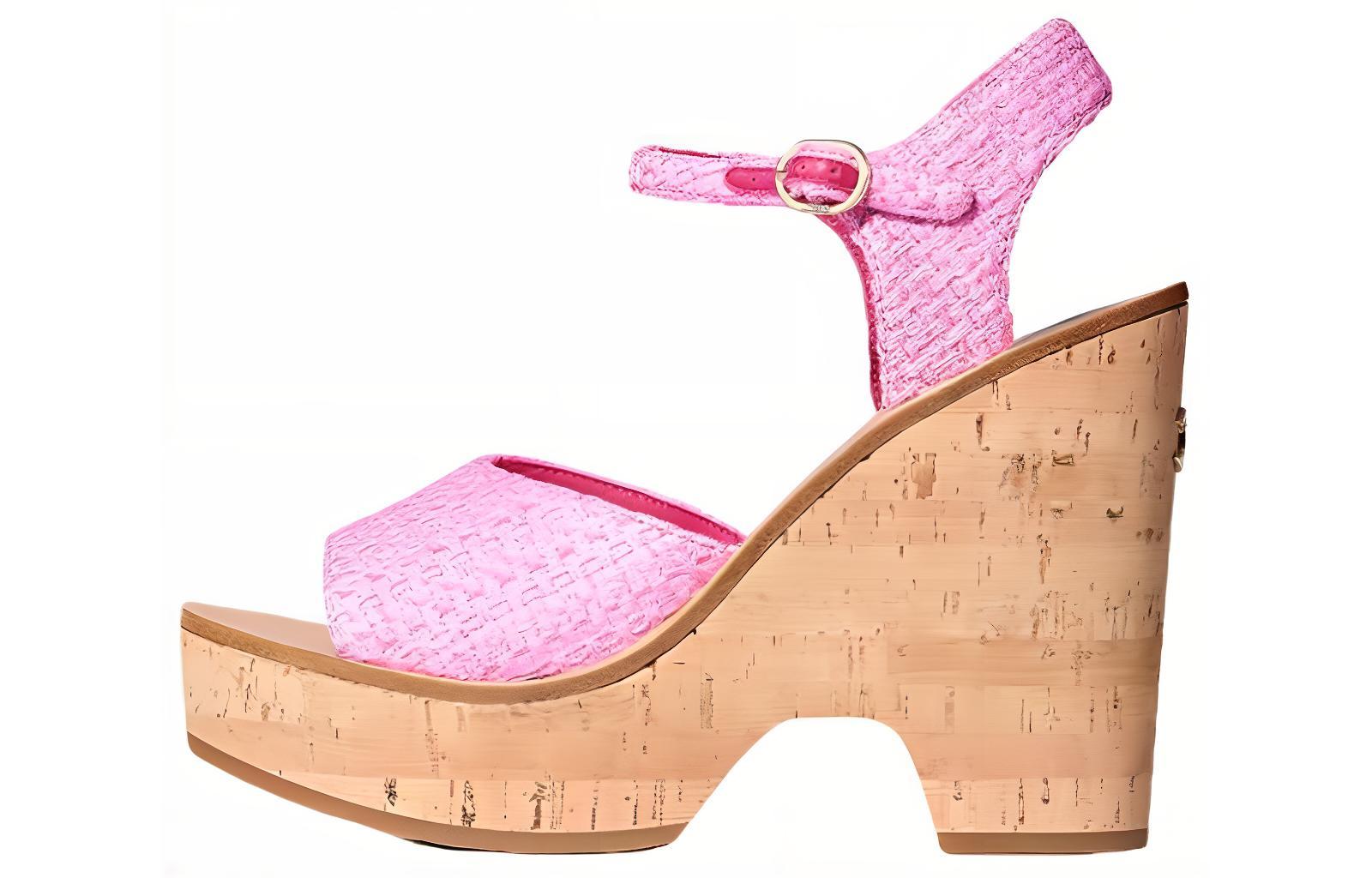 (W) Chanel High Heel Slide 'Pink Fashion'
