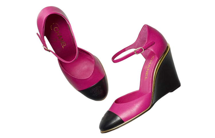(W) Chanel High Heel with Buckle 'Peach Pink' 圖 3