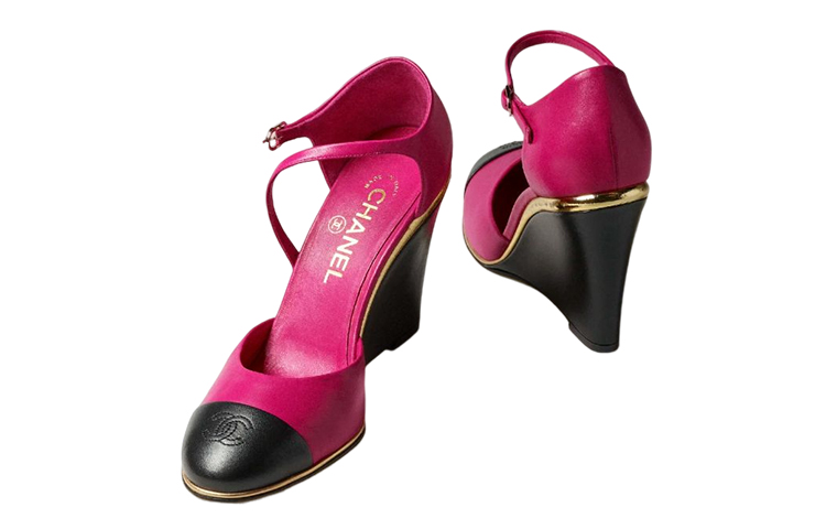 (W) Chanel High Heel with Buckle 'Peach Pink' 圖 4