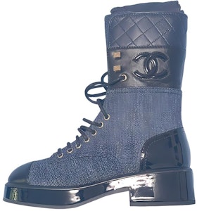 (W) Chanel Sepatu Bot Pendek Tali 'Biru Hitam' G38863-Y55778-K3941 Buy (W) Chanel Sepatu Bot Pendek Tali 'Biru Hitam' G38863-Y55778-K3941