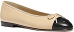 Lookbook (W) Chanel Lambskin 10mm Ballet Flats Beige 'Black' Kasut Flat Balet Beige 'Hitam' G02819-X01000-C0204