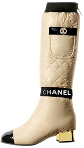 (W) But Chanel Kulit Kambing & Anak Lembu Tinggi 'Beige Hitam' G38428-Y55553-K3408 Buy (W) But Chanel Kulit Kambing & Anak Lembu Tinggi 'Beige Hitam' G38428-Y55553-K3408