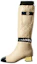 Buy (Women) Chanel Lambskin & Calfskin Patent Leather High-Top Boots 'Beige Black' G38428-Y55553-K3408